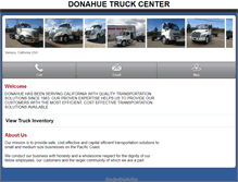Tablet Screenshot of donahuetrucks.net